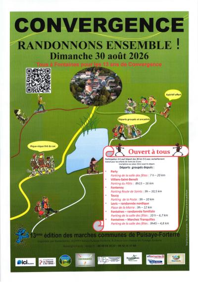 Affiche de la randonnée Convergence du 30 août 2026